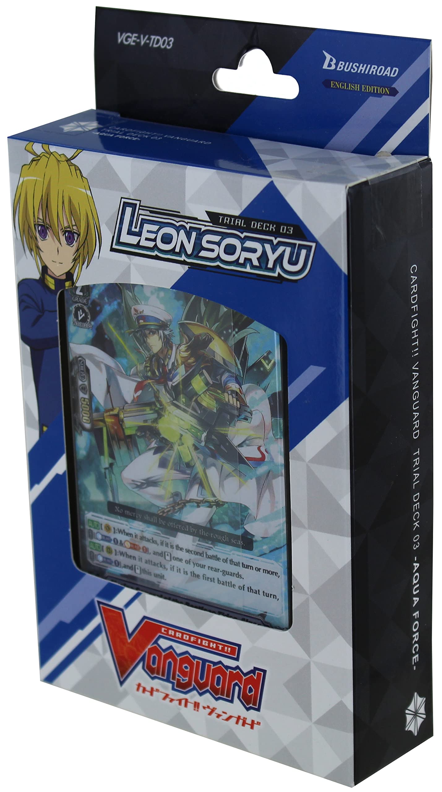 Amazon.com: VANGUARD Cardfight VGE-V-TD03-EN Trail Deck-Leon Soryu : Toys &  Games