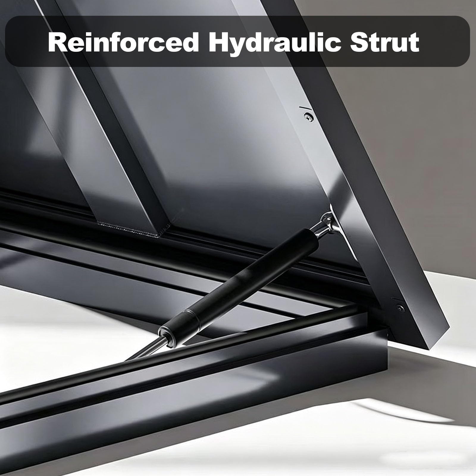 Wyłaz Dachowy ze Stopu Aluminium z Drążkiem Hydraulicznym, Ocynkowane Drzwi Dachowe z Uchwytem, ​​Uszczelniony Panel Dostępu do Strychów Piwnic i Okien Dachowych(60x60cm/23.6x23.6in)
