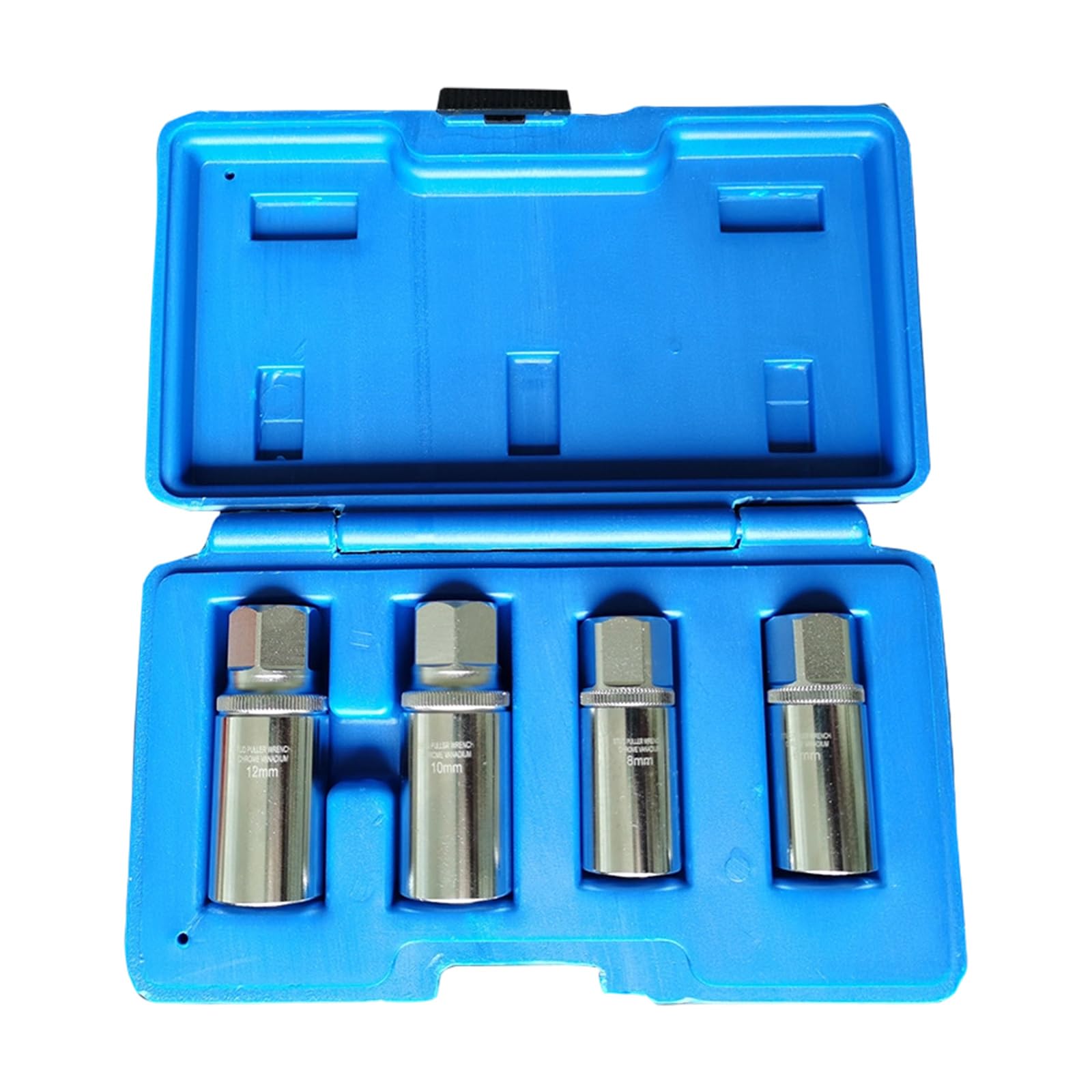 4Pieces Resistant Bolt Extractors Set Quick Installation Tool for Stubborn Screws and Nut Socket Tool Extractors Set