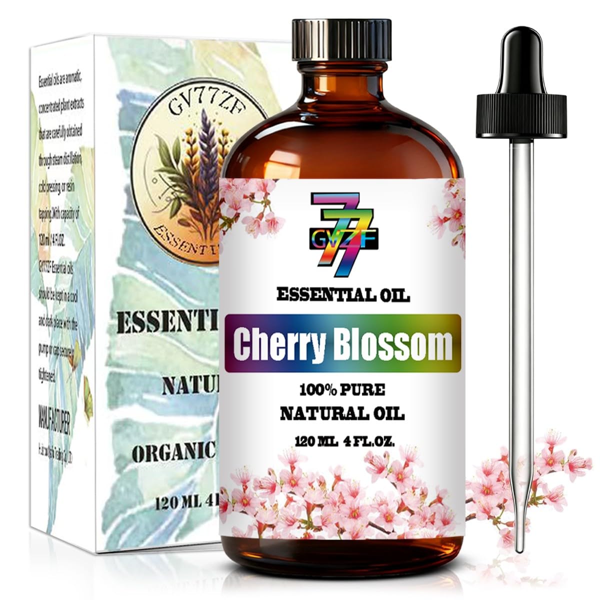 Cherry Blossom Essential Oil for Diffuser,Cherry Blossom Oil - 4 oz