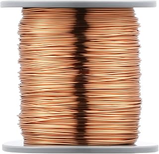 BINNEKER 24 AWG Magnet Wire - Enameled Copper Wire - Enameled Magnet Winding Wire - 1.0 lb - 0.0221" Diameter 1 Spool Coil Natural Temperature Rating 155℃ Widely Used for Transformers Inductors