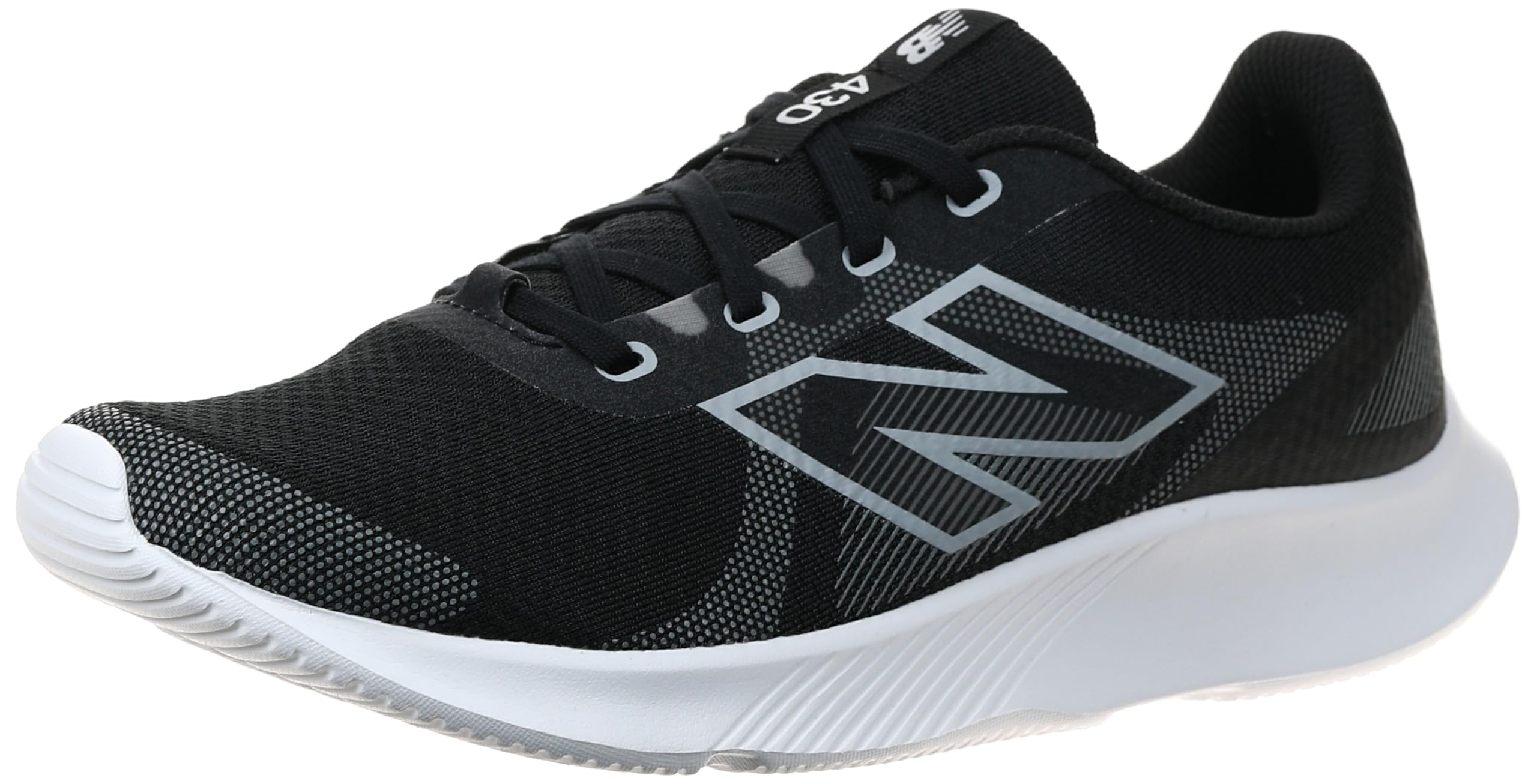 New Balance 430 Running Shoes 45 EU BLACK/RAIN CLOUD