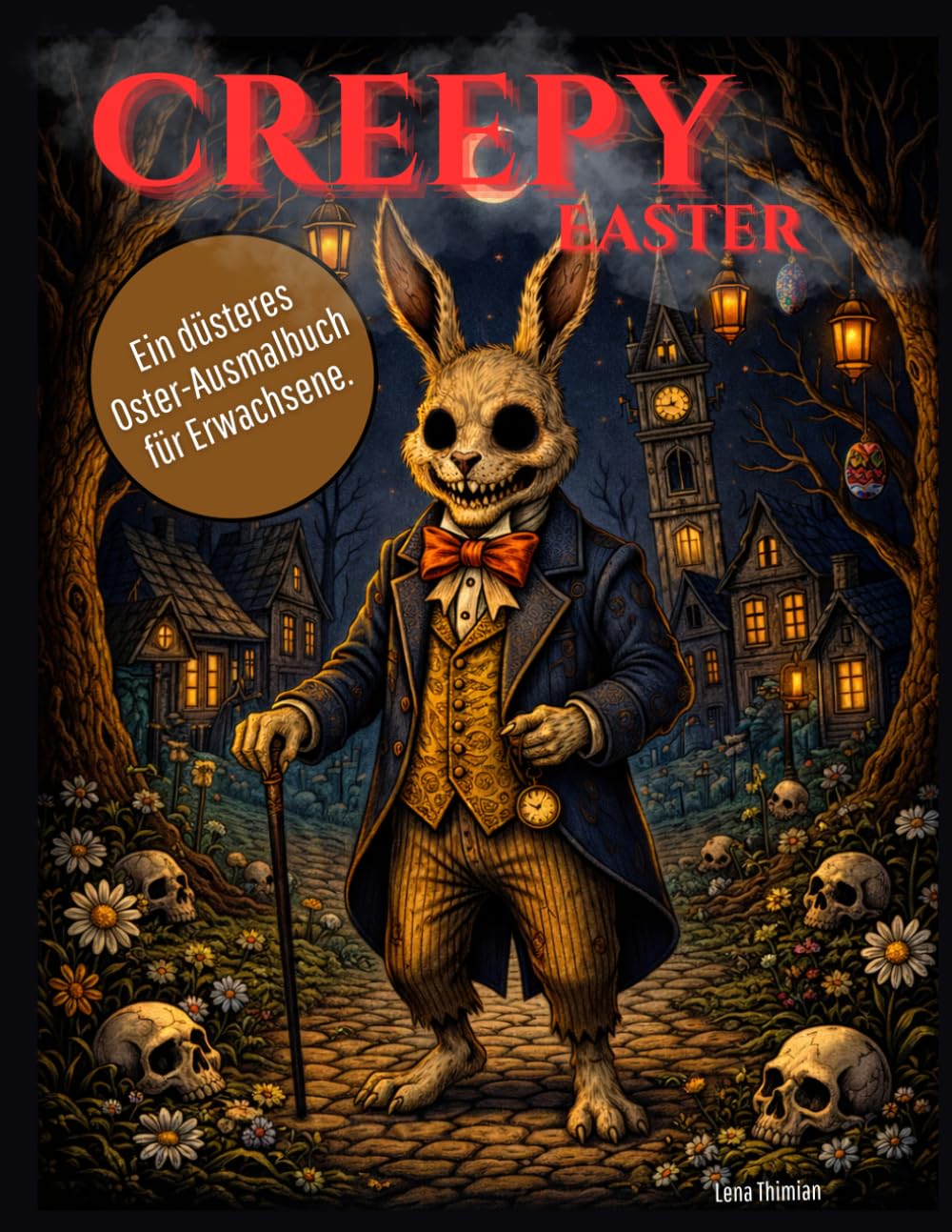 Creepy Easter: Ein düsteres Ausmalbuch für Erwachsene