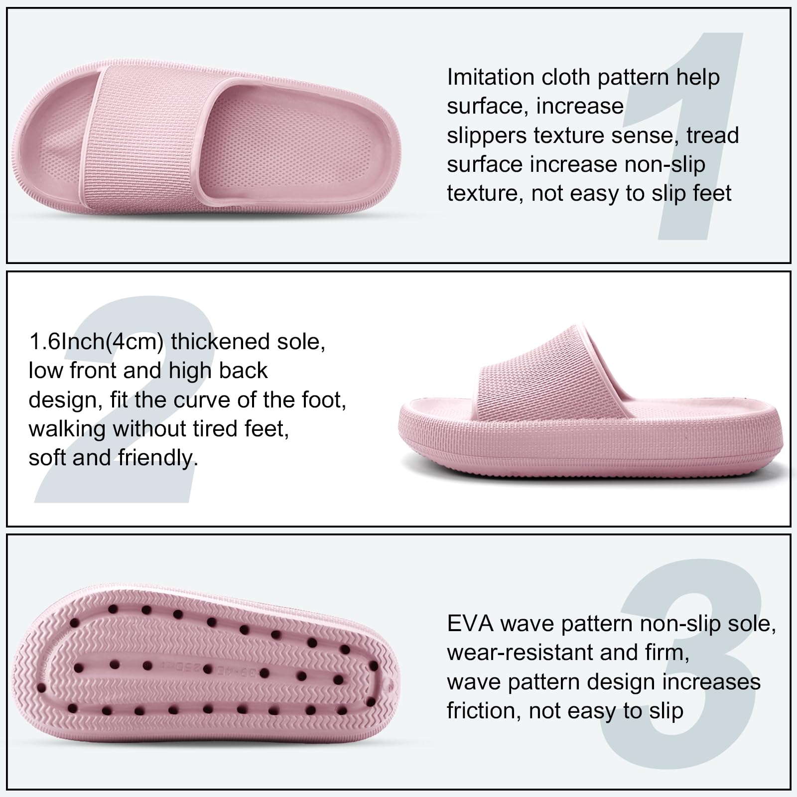 HEOAARG Ciabatte Donna Uomo Leggero Ciabatte Casa Ciabatte Piscina Slider Ciabatte Nuvole Casa Pantofole Ciabatte da Mare Doccia Spiaggia Bagno Giardino