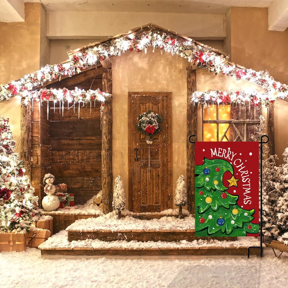 Christmas Garden Flag