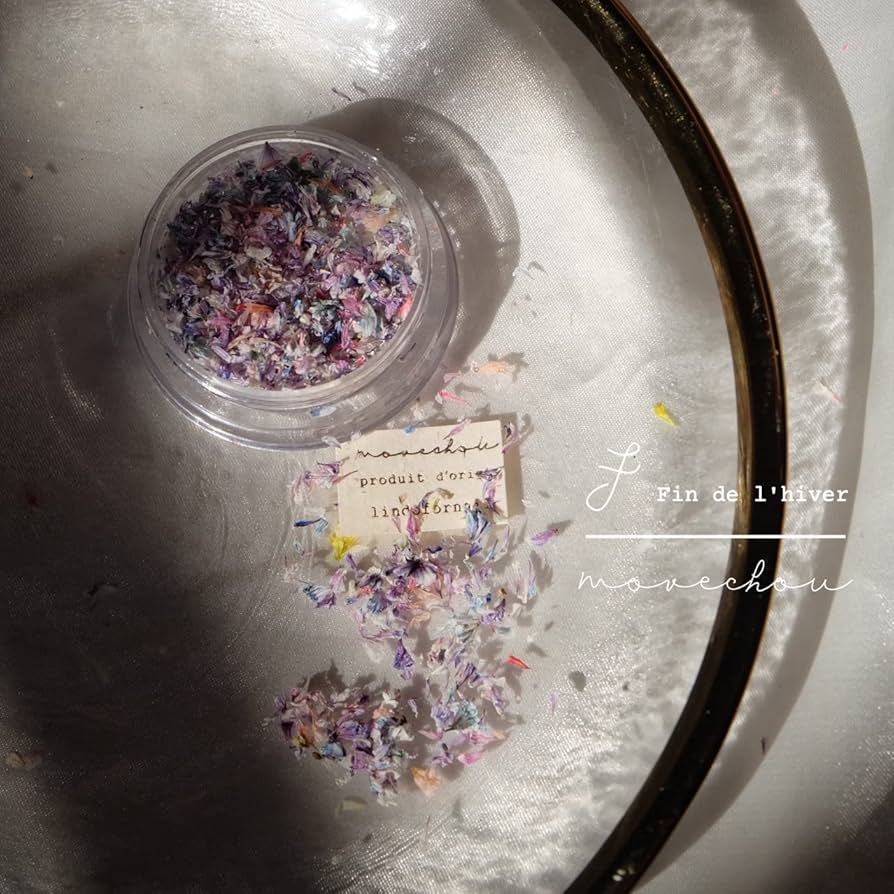 Amazon.co.jp: ドライフラワー ネイルパーツ 押し花 レジン用 花