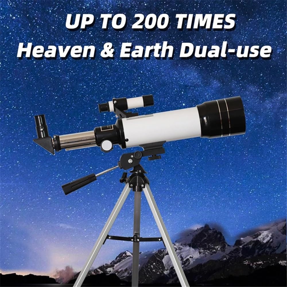 Accessoires pour télescopes Télescope 200X Ouverture 70 mm Longueur focale 400 mm Bonne portée avec trépied Oculaire pour télescope