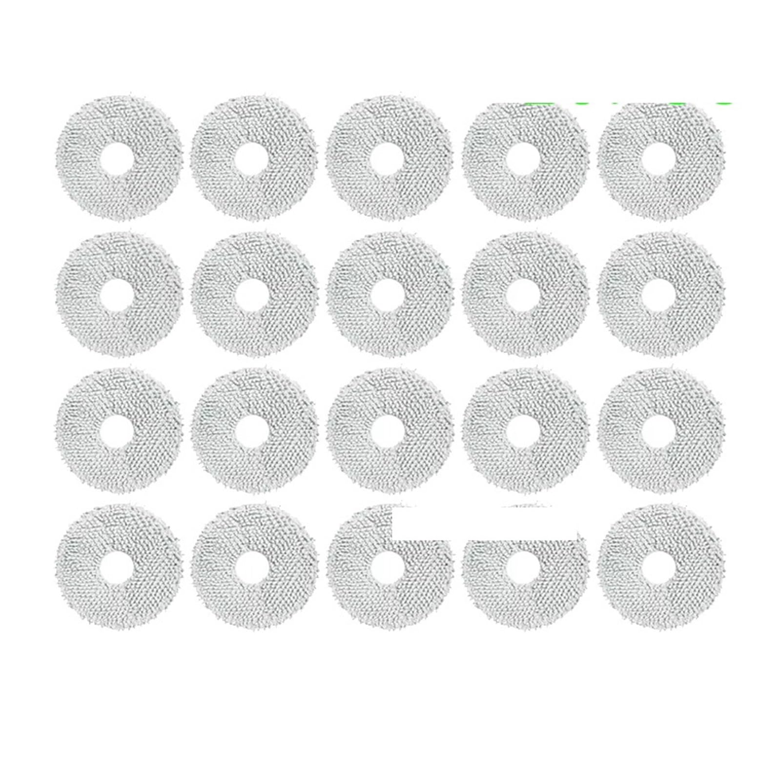 NUCBCULWP Compatible For Xiaomi，Robot Vacuum S10+ S20+ X10+ X20 Plus B101CN,Compatible For Dreame，L10S Ultra L10S Pro L10 Prime Mop Cloth(20PCS)