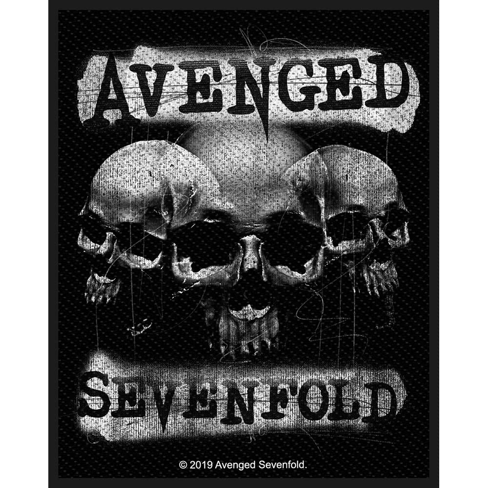 Avenged Sevenfold 3 Skulls Patch