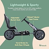 Vista 4 de Hauck Cyclone Pedal Go Kart con asiento de cubo ajustable para niños de 4 a 8 años, S.W.A.T.