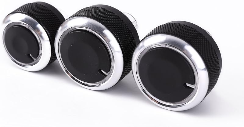 Kit de manoplas e botões do controle manual de ar-condicionado e aquecedor Surepromise para VW Golf, Jetta, Passat e outros modelos