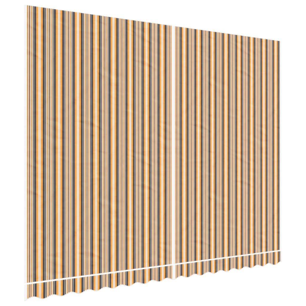 vidaXL Awning Replacement Fabric Multicolour 380x295 cm Polyester