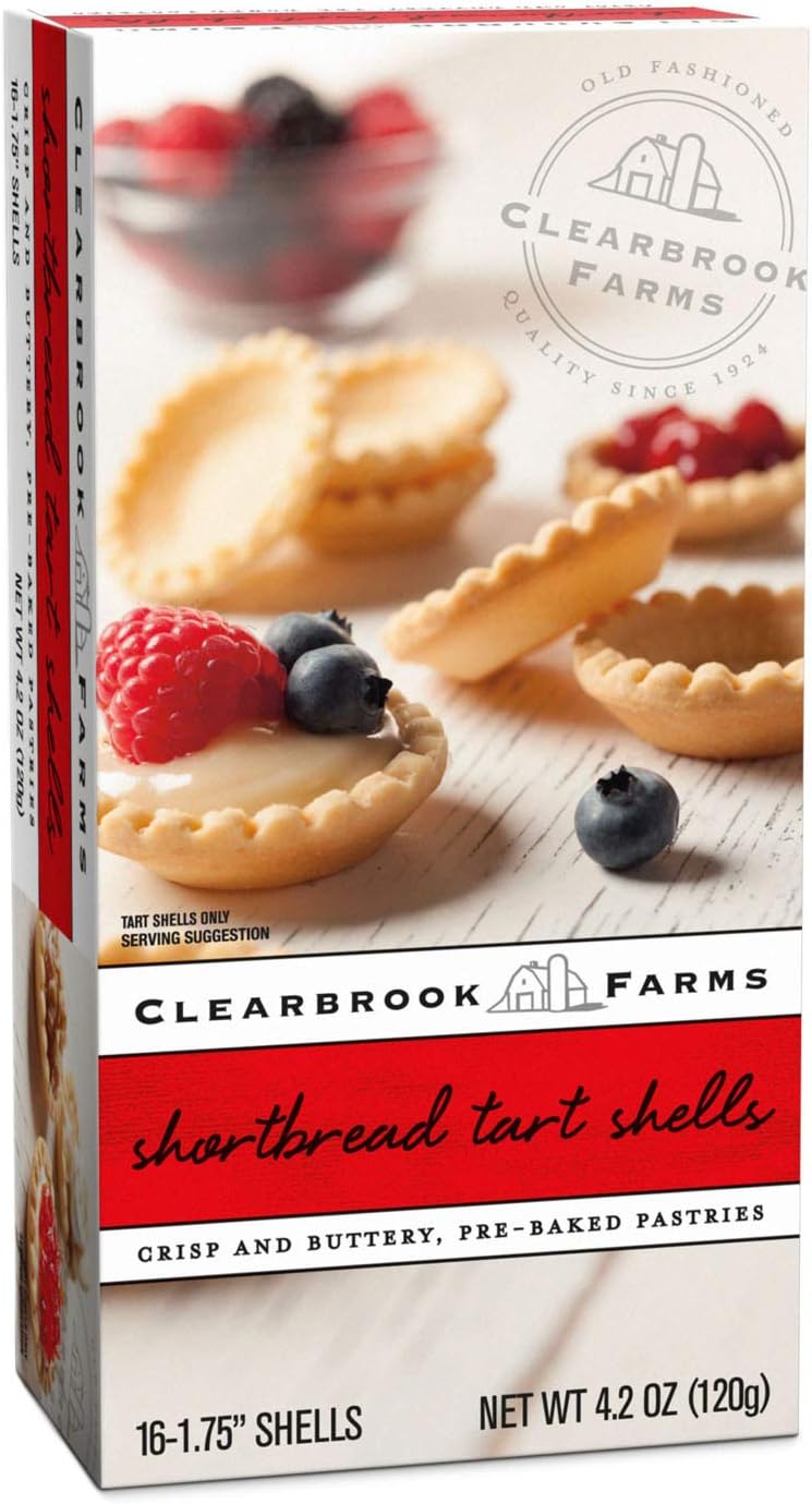 Clearbrook Farms Shortbread Mini Tart Shells
