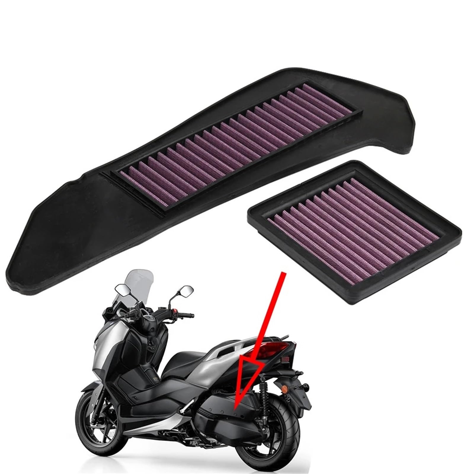 Amazon | バイク用エアフィルター XMAX300 XMAX250用 XMAX 300用 X-MAX