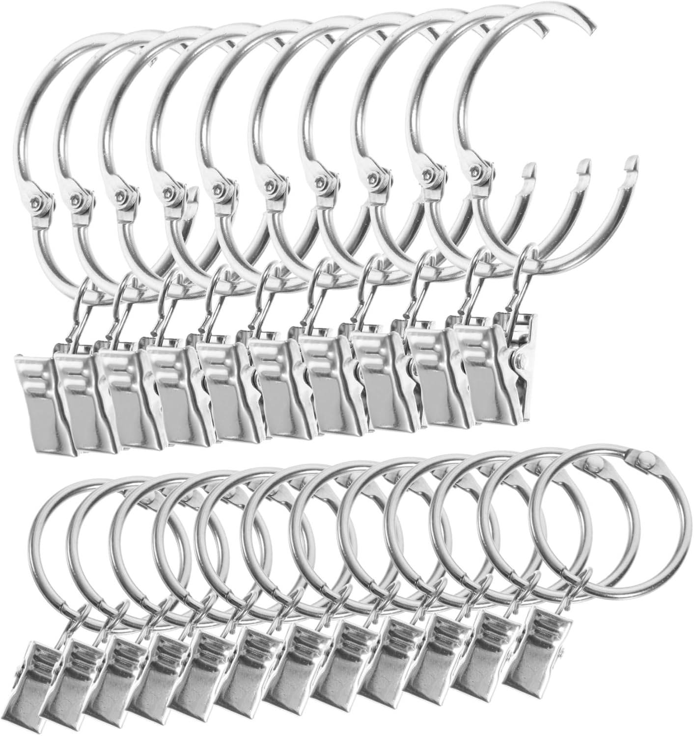 Alipis 50pcs Curtain Clip Clips for Drapery Hangers for Shower and Window Curtains Easy to Install Inner and Versatile