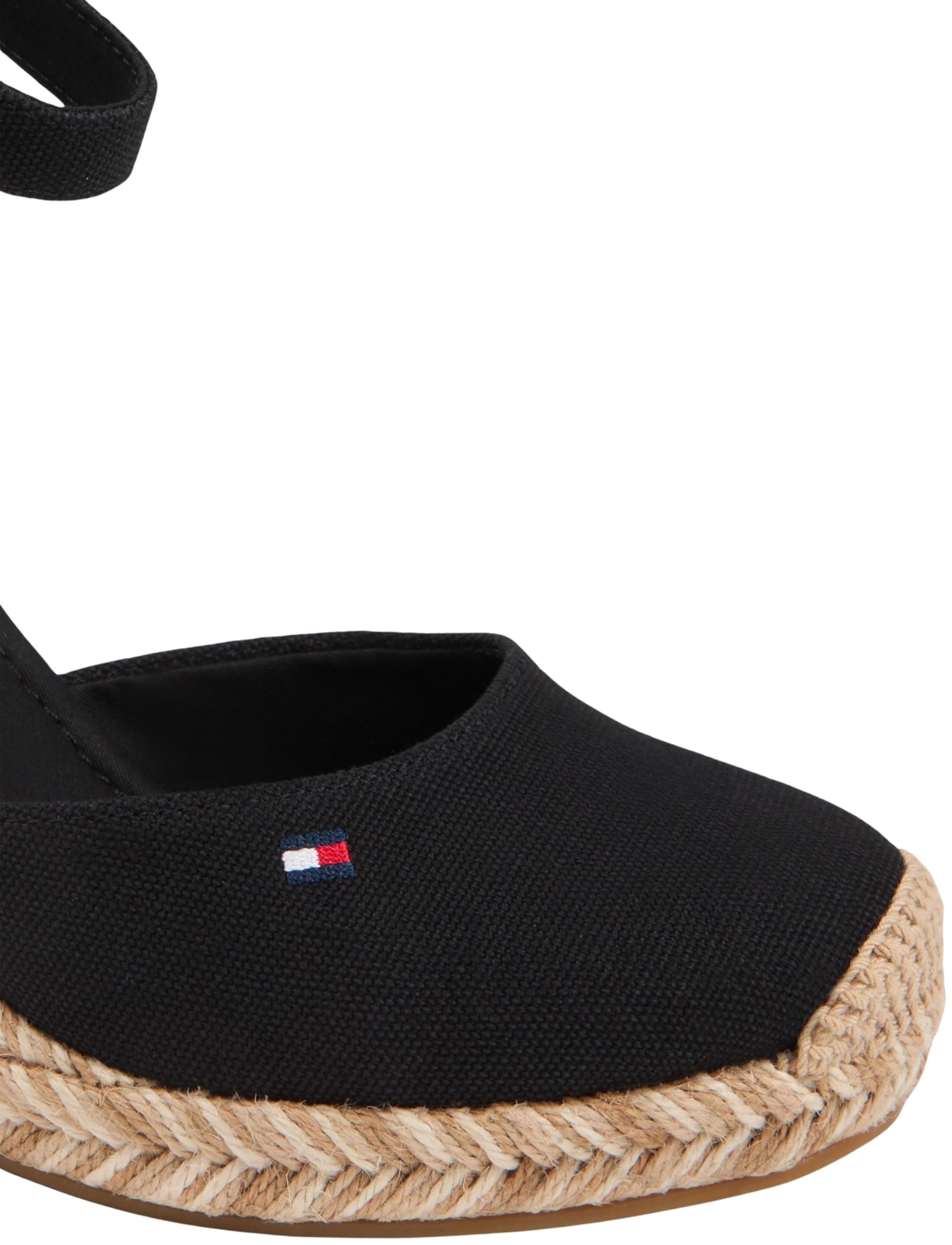 Tommy Hilfiger Flag High Wedge Espad Closed Toe Fw0fw09225, Alpargatas de cuña Mujer