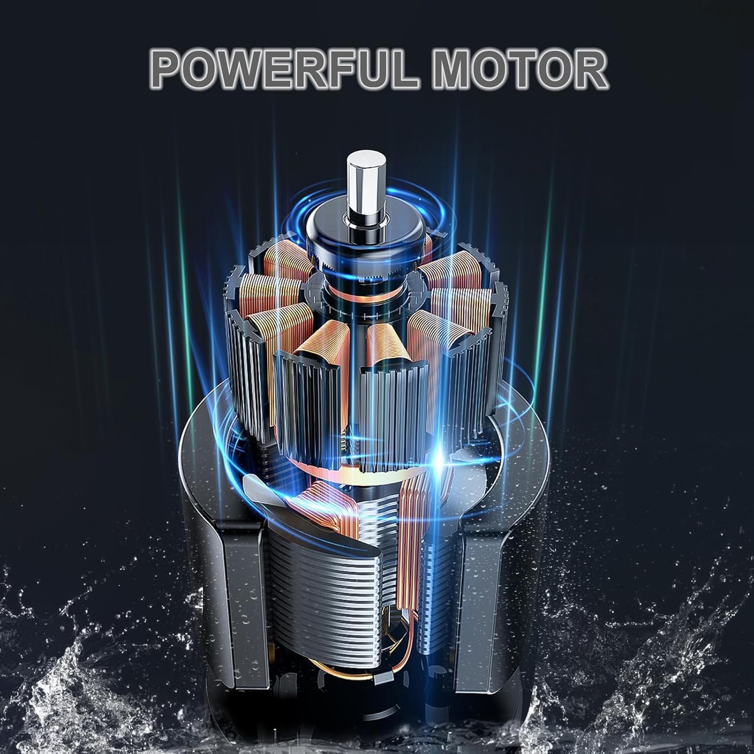 Sump Pump Submersible 1HP 3700GPH Utility Water Pump Portable Transfer Electric Water Sump Pumps with 8 Accessories for Swimming Pool Draining Hot Tub Pond Basement