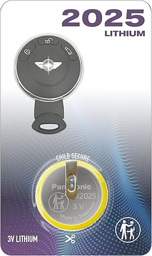 Miniatura 1 de Para batería de repuesto (180 grados) OEM original LIR2025 recargable para llavero remoto carcasa cubierta para Mini Cooper 2006-2014 Paceman