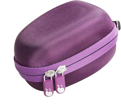 Miniatura 2 de Estuche de transporte para depiladora eléctrica Philips HP6401Satinelle Epilator, estuche rígido de EVA, bolsa cubierta, de Hermitshell, Púrpura