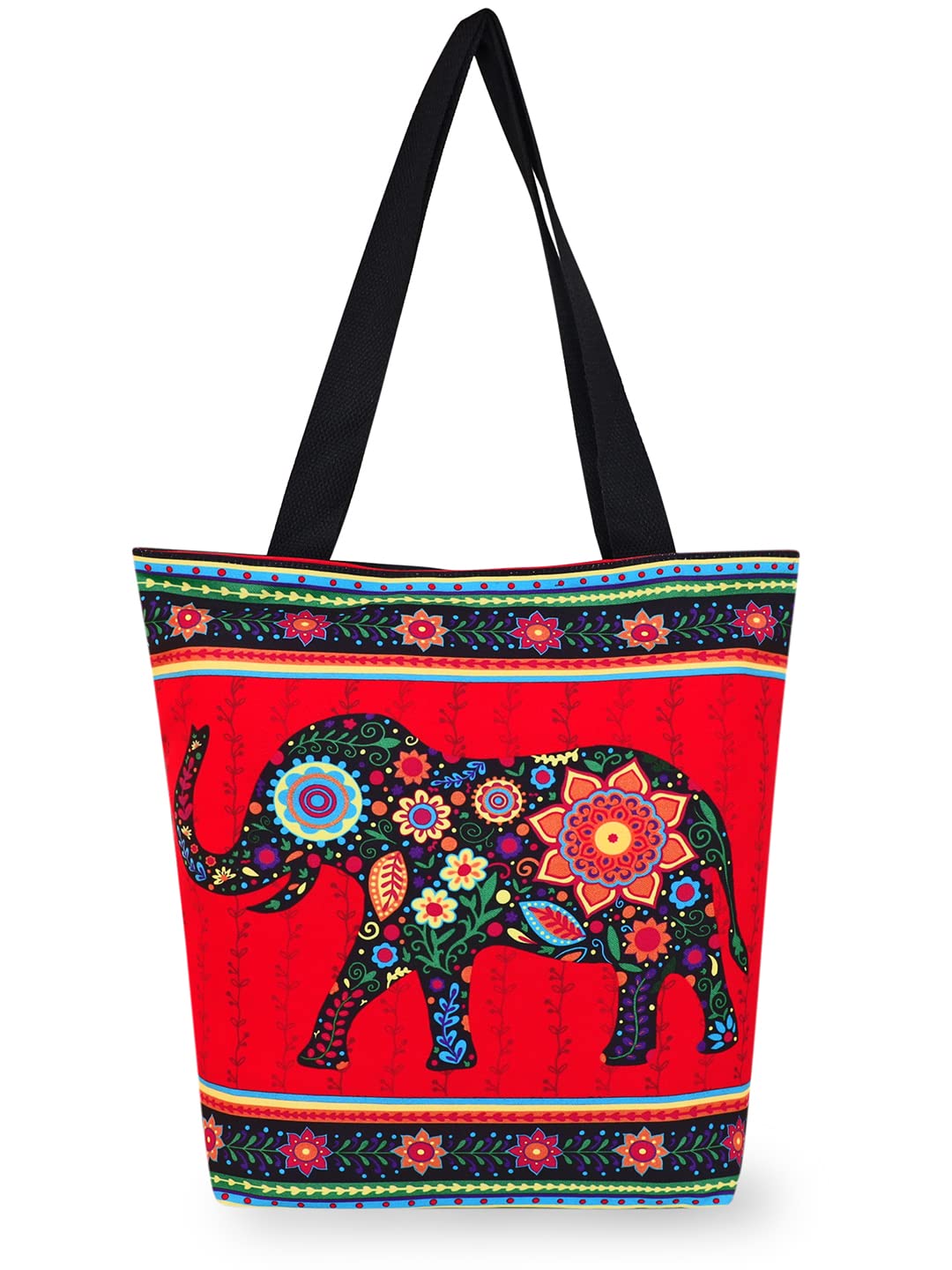 SABHYATA womens Handcrafted multicolour side tote bag for casual (Elephant) (B0B2W6XW1K) Amazon Price History, Amazon Price Tracker