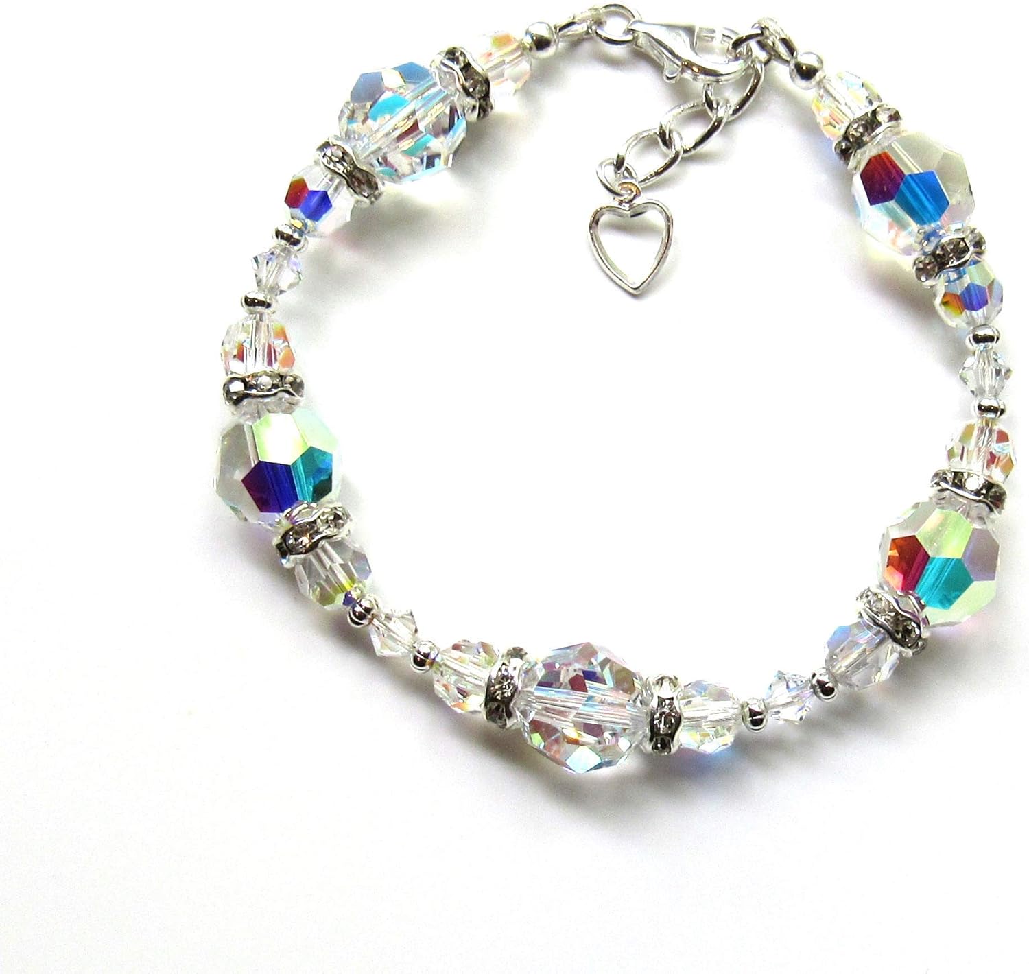 Aurora Borealis Crystal Bracelet for Women, Northern Lights Crystal Bracelet, Gift for Wife, Gift for Girlfriend, Ladies Jewelry Bracelet, Jewelry Gifts for Women