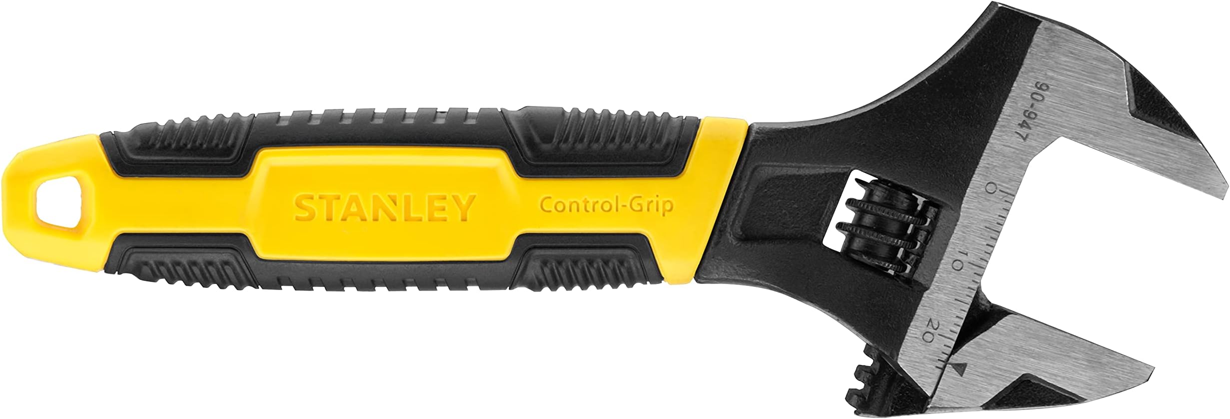 Stanley 090947 6in MaxSteel Adjustable Wrench, Black One