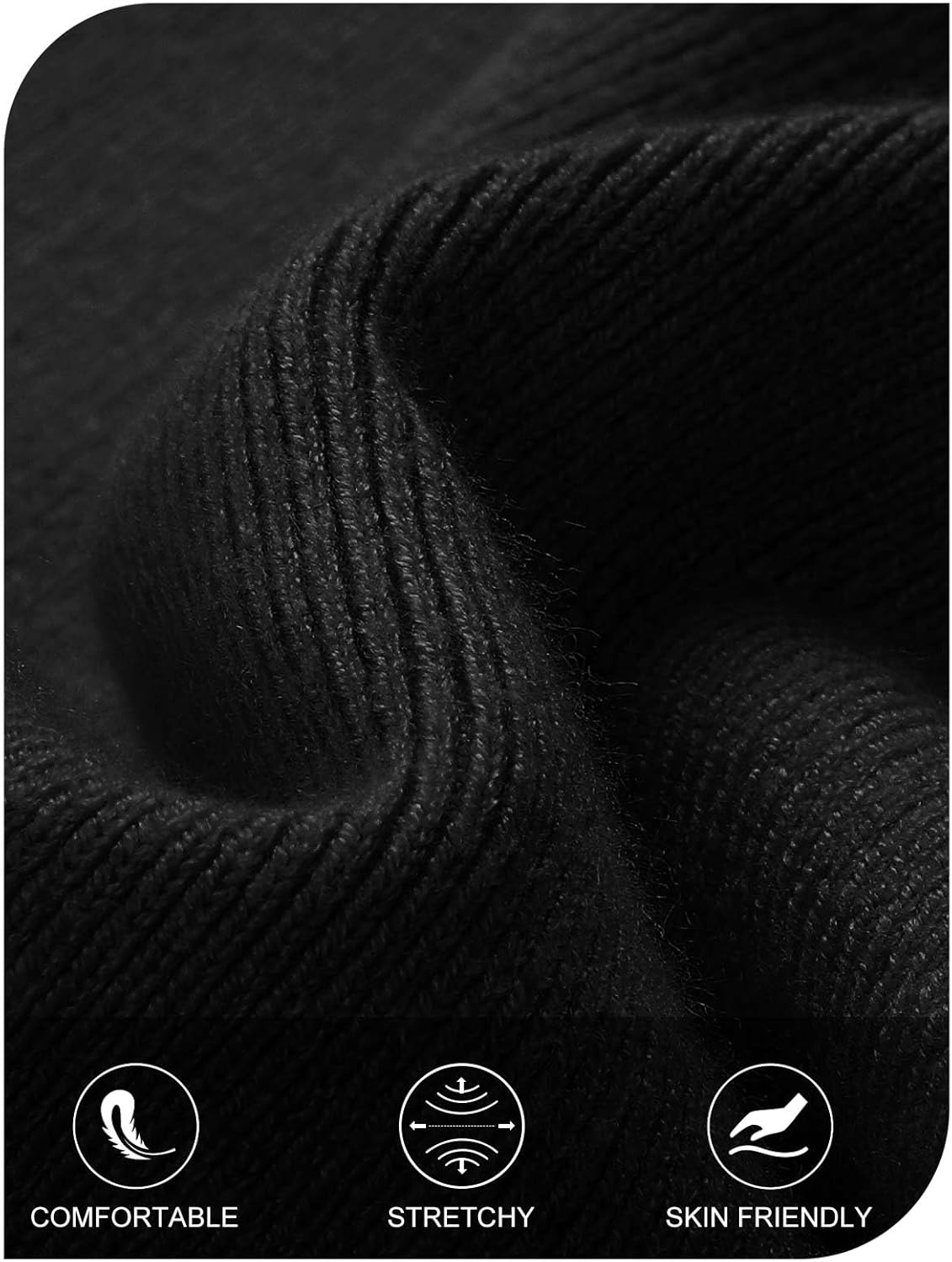 MEROKEETY Women's Winter Off Shoulder Bodycon Sweater Dress 2026 Spring Formal Long Sleeve Elegant Club Party Midi Dresses - Image 5