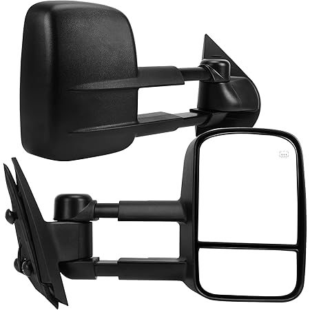 Rétroviseurs Chauffants Et Rabattables électriques Pour Chevrolet Silverado/GMC Sierra 1500 (2007-2014) - Paire Complète