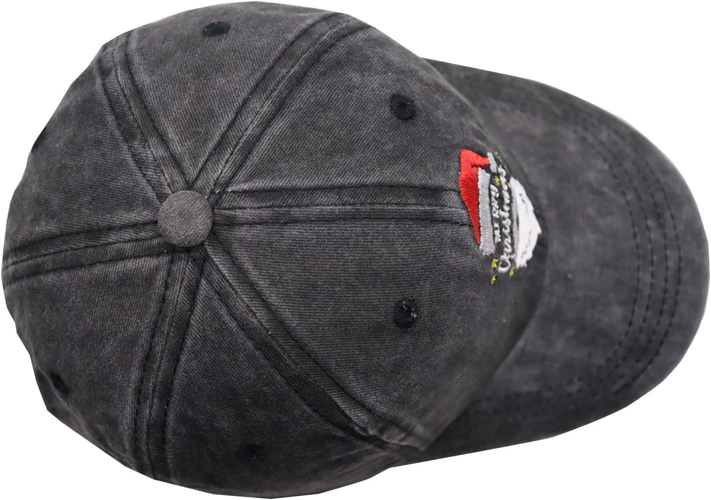 KKMKSHHG Funny Christmas Hat for Women Men, Merry Christmas Baseball Cap, Embroidered Adjustable Washed Party Dad Hat - Image 3