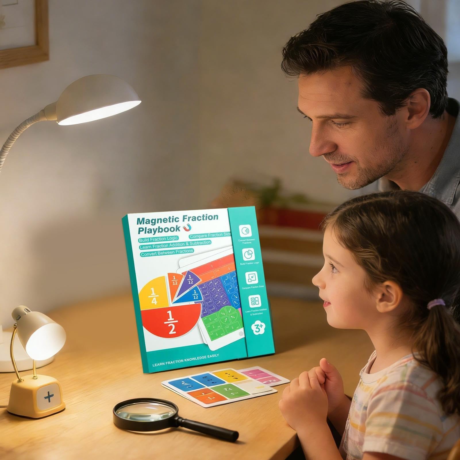 Fraction Magnetique Livre, Fraction Livres D'éTude IntéRessant, Fractions à Manipuler Jeux D'Apprentissage Interactifs Et Outils D'ActivitéS, Pour Enfants, éColes, Familles, à L'Enseignement Et Jeux D