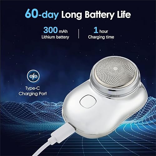Miniatura 5 de Zao - Mini afeitadora eléctrica para hombre, rasuradora Zao, afeitadora eléctrica Zao para hombres, afeitadora eléctrica portátil, afeitadora