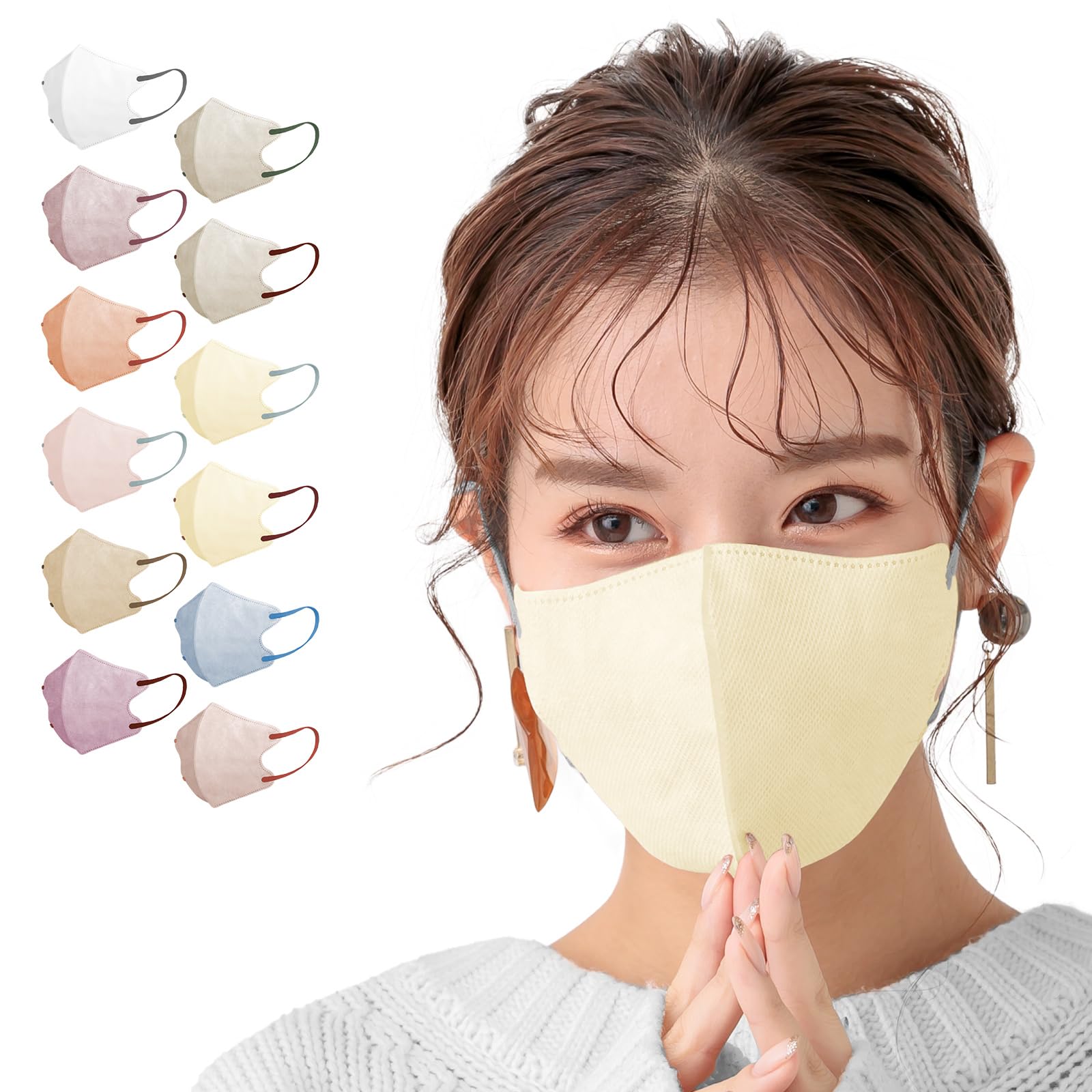 Amazon.co.jp: [雑貨の国のアリス] FANCYSHARP MASK Beauty小顔マスク 30枚 男女兼用 3D立体 4D ...