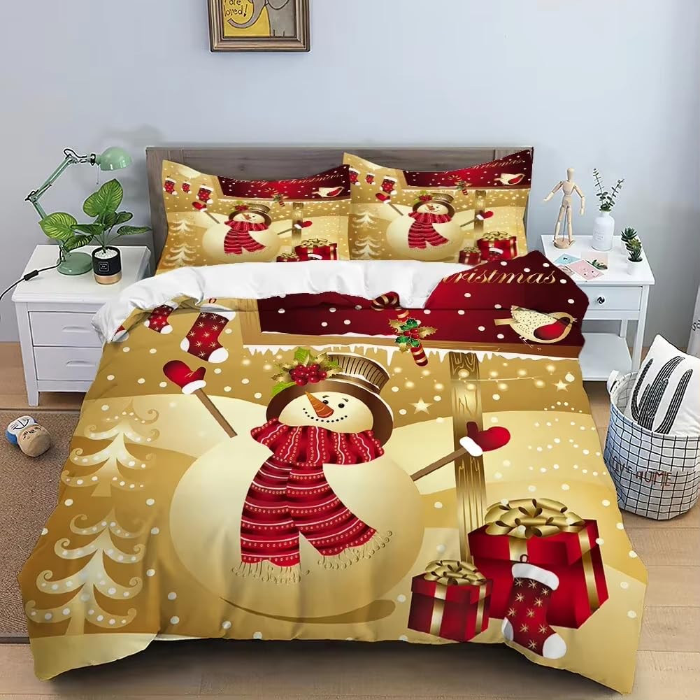 Housse de couette 260x240 de Noël : le cadeau idéal pour le lit des filles et garçons
