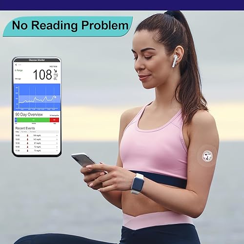 Miniatura 7 de Parches adhesivos G7 y juegos de calcomanías de estilo libre para sensor Dexcom G7, parches impermeables y transpirables para Dexcom G7 con recorte,