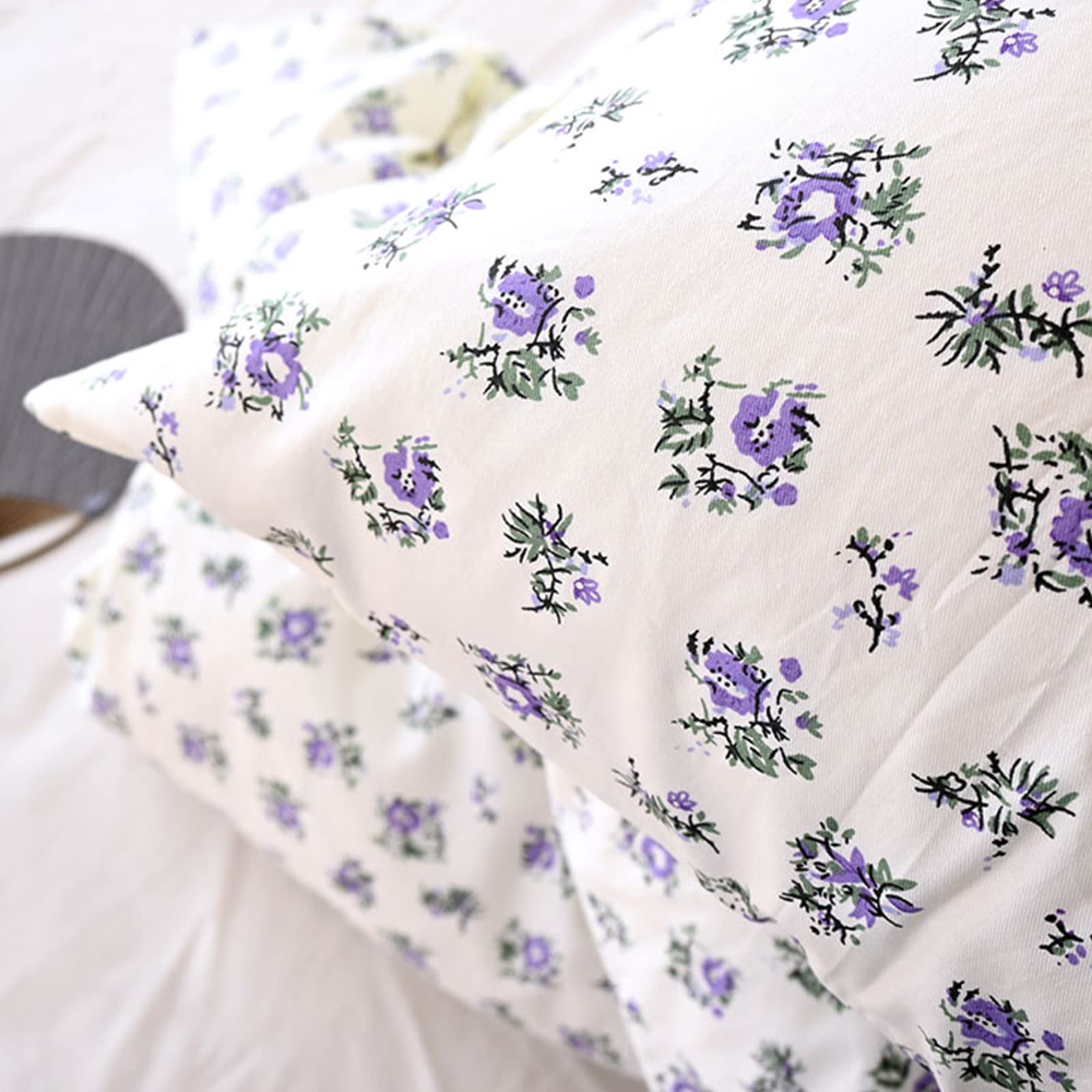 Couverture de couette respirante et chaude en coton pour un sommeil douillet