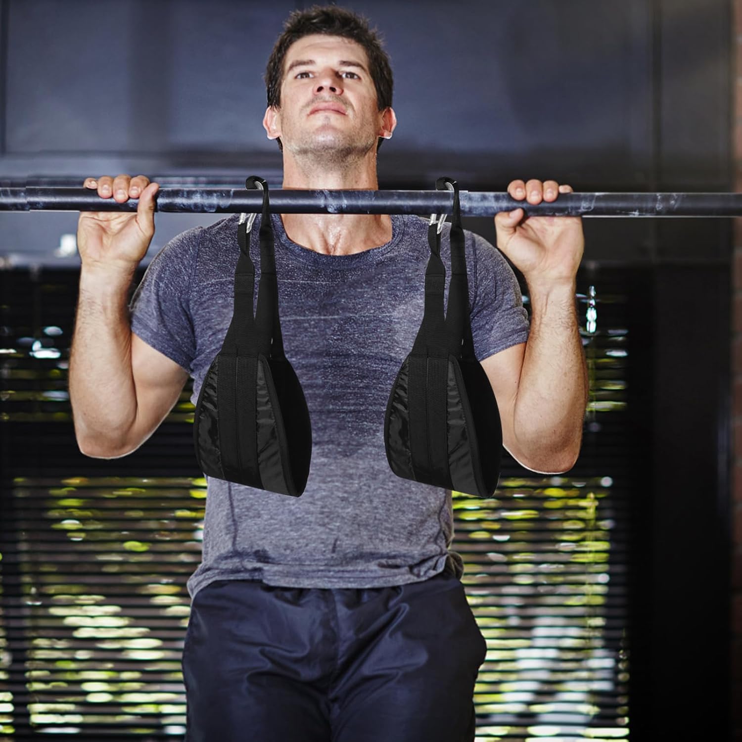 Pull up Straps for Men Oxford Cloth Polyester Functional Trainer Attachments for Pull Ups Ab