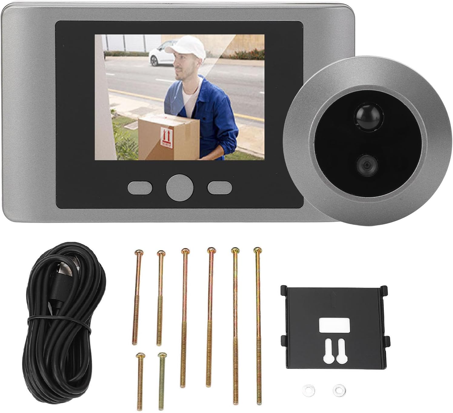 Walfront Electronic Peephole Doorbell...