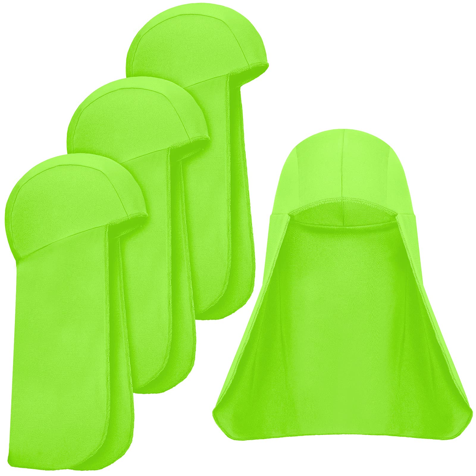 Bonnet de refroidissement sous-casque vert taille Medium pour cycliste et moto - 8