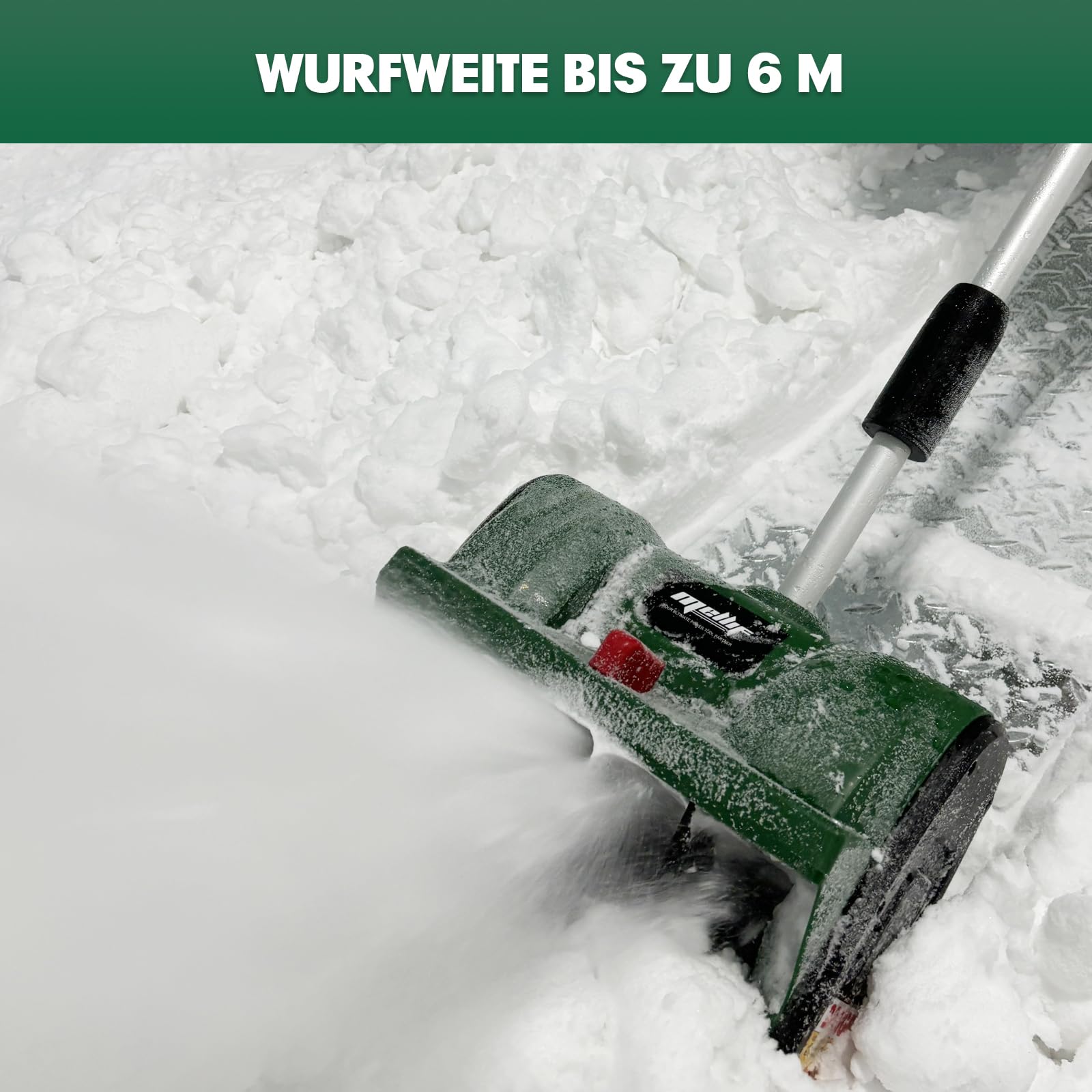 Souffleuse à neige sans fil 4,0 Ah 30 cm 15 cm 6 m