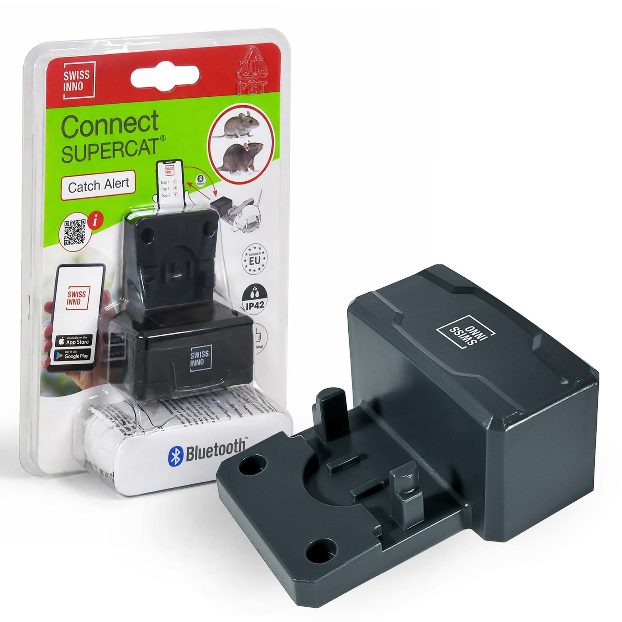 Piège à souris intelligent réutilisable à haute efficacité SWISSINNO Connect