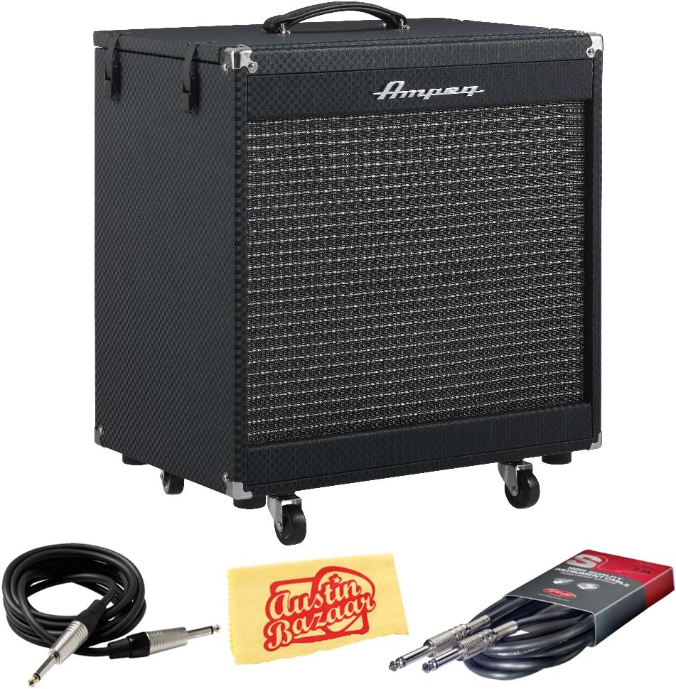 Ampeg PF115HE 450Watt 1x15Inch FlipTop Bass Amp Bundle with Speaker