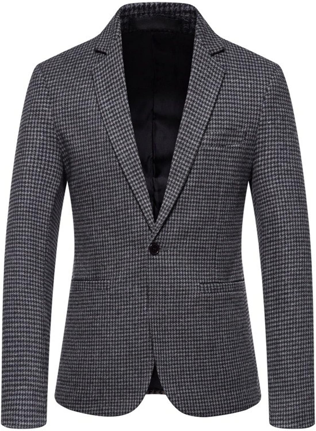 Men's Wool Suit Jacket Slim Jacket Autumn Winter Fashion Solid Color Wedding Dress Casual Business Suit Jacket