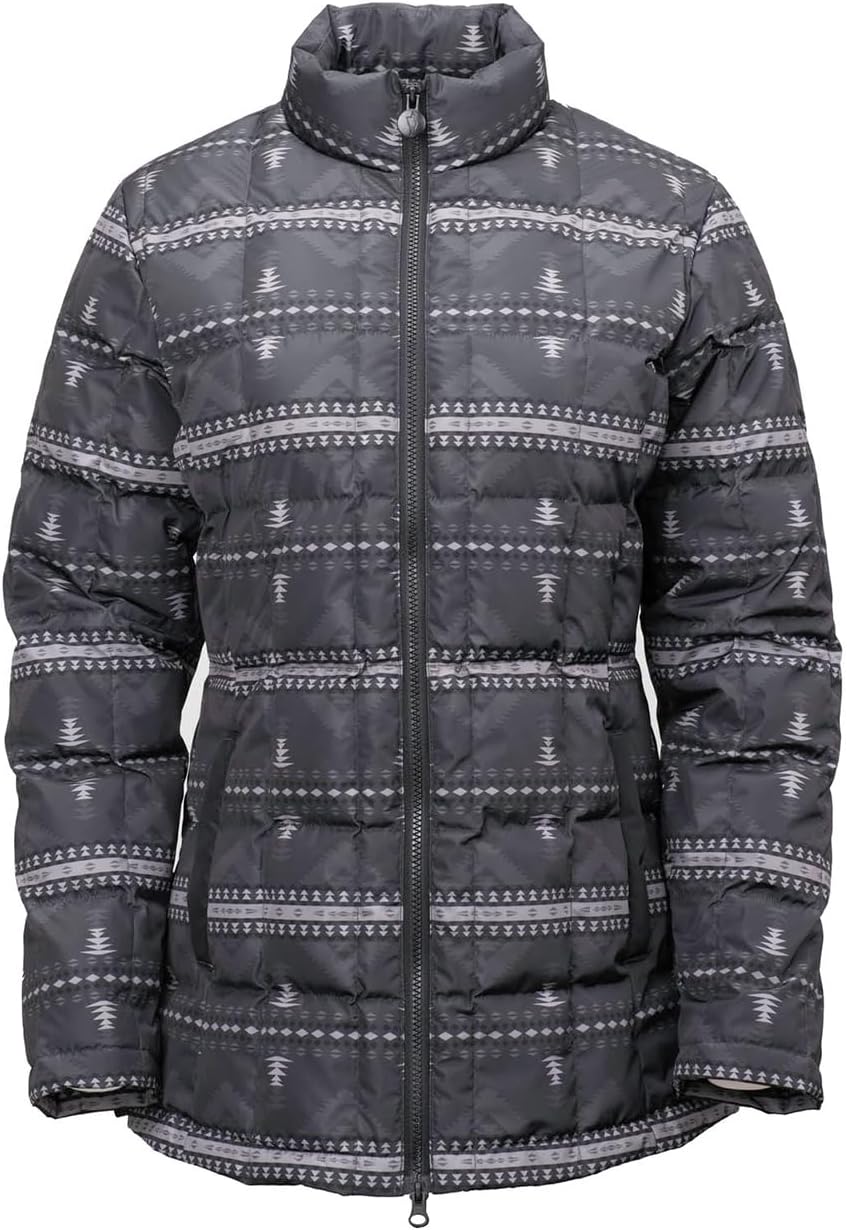 Outback Trading Company Women's Irma Warm Lightweight 2-Way Zip Casual Outdoor Cold-Weather Hiking Down Jacket with Pockets