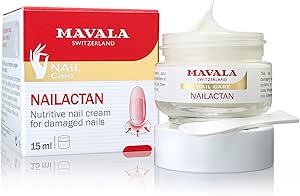 Mavala Nailactan for Post Acrylic, Gel, Press-on, and other Artificial Nail Routine Recovery, Restore Damaged Nail Bed, Cuticle, &amp; Root, Award Winning 15 mL Jar, 100% Made in Switzerland, Cruelty Free