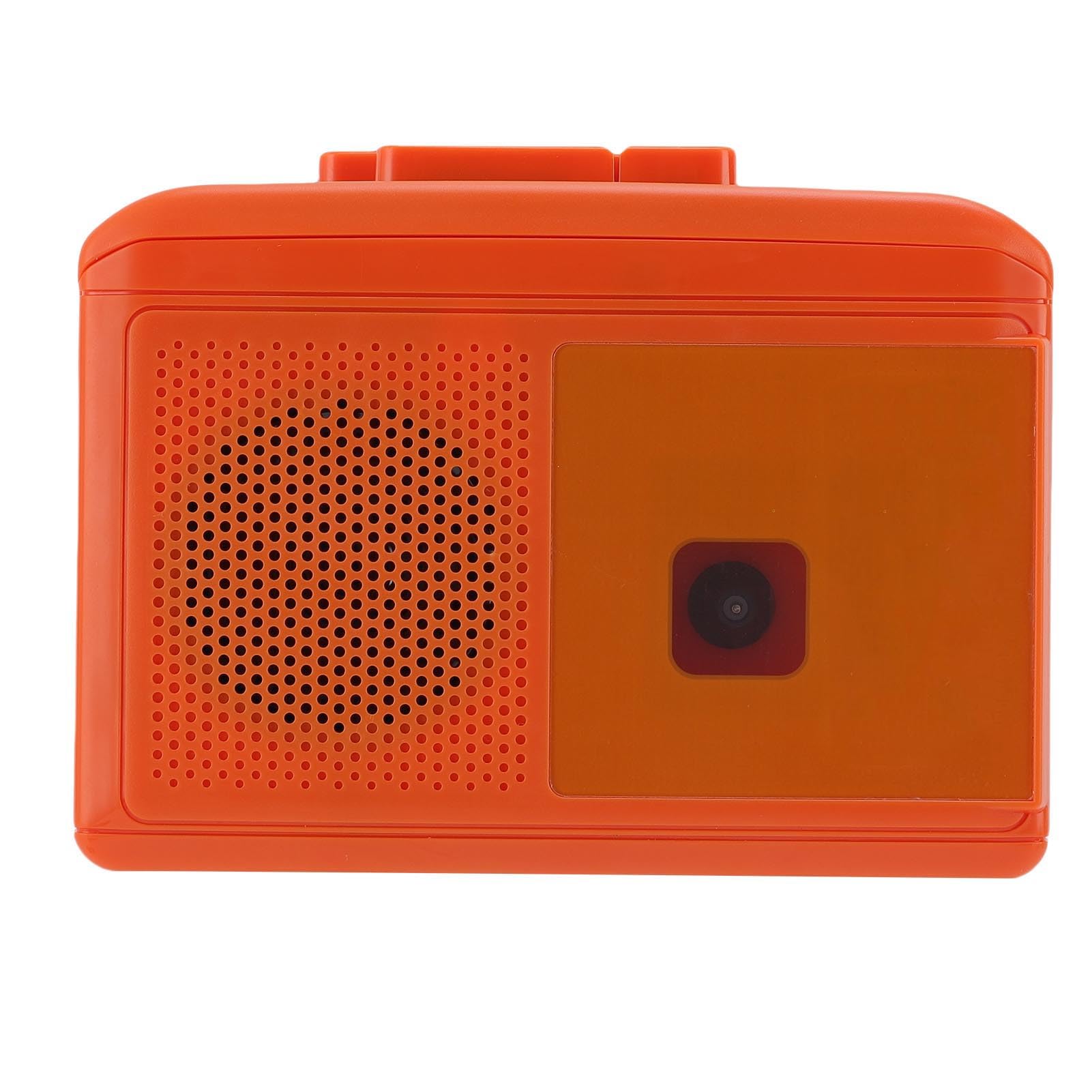 Cuifati Lecteur de Cassettes Portable, Magnétophone Vintage avec Rembobinage Rapide, Haut-Parleur intégré et Prise Casque, alimenté par 2 Piles AA ou USB C pour Une écoute Personnelle et