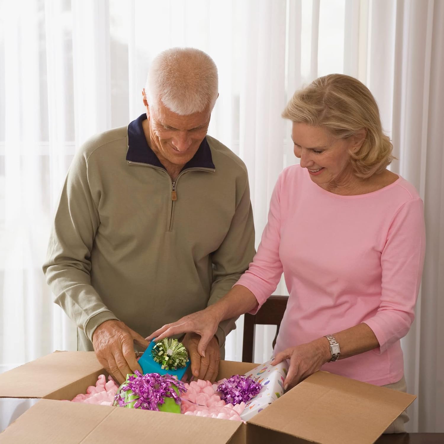 White Packing Peanuts, 7 Cu Ft, Void Filling Regular Packing Peanuts, S Shaped Cushion For Shipping, Moving & Storage, Protect Fragile Items