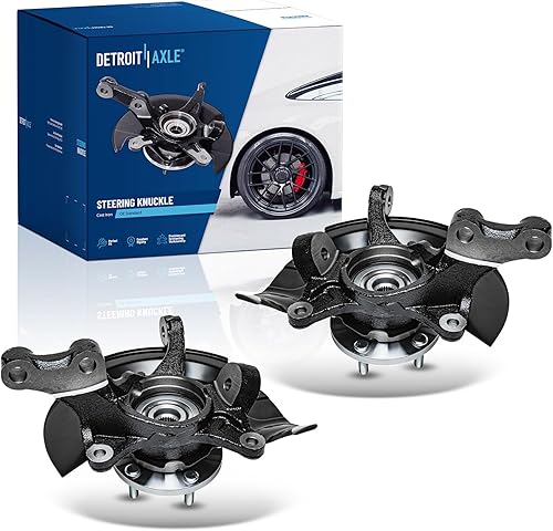 Miniatura 115 de Detroit Axle - Nudillo de dirección delantero derecho de 2.0L para Kia Optima 2011, nudillo de dirección del lado del pasajero y reemplazo