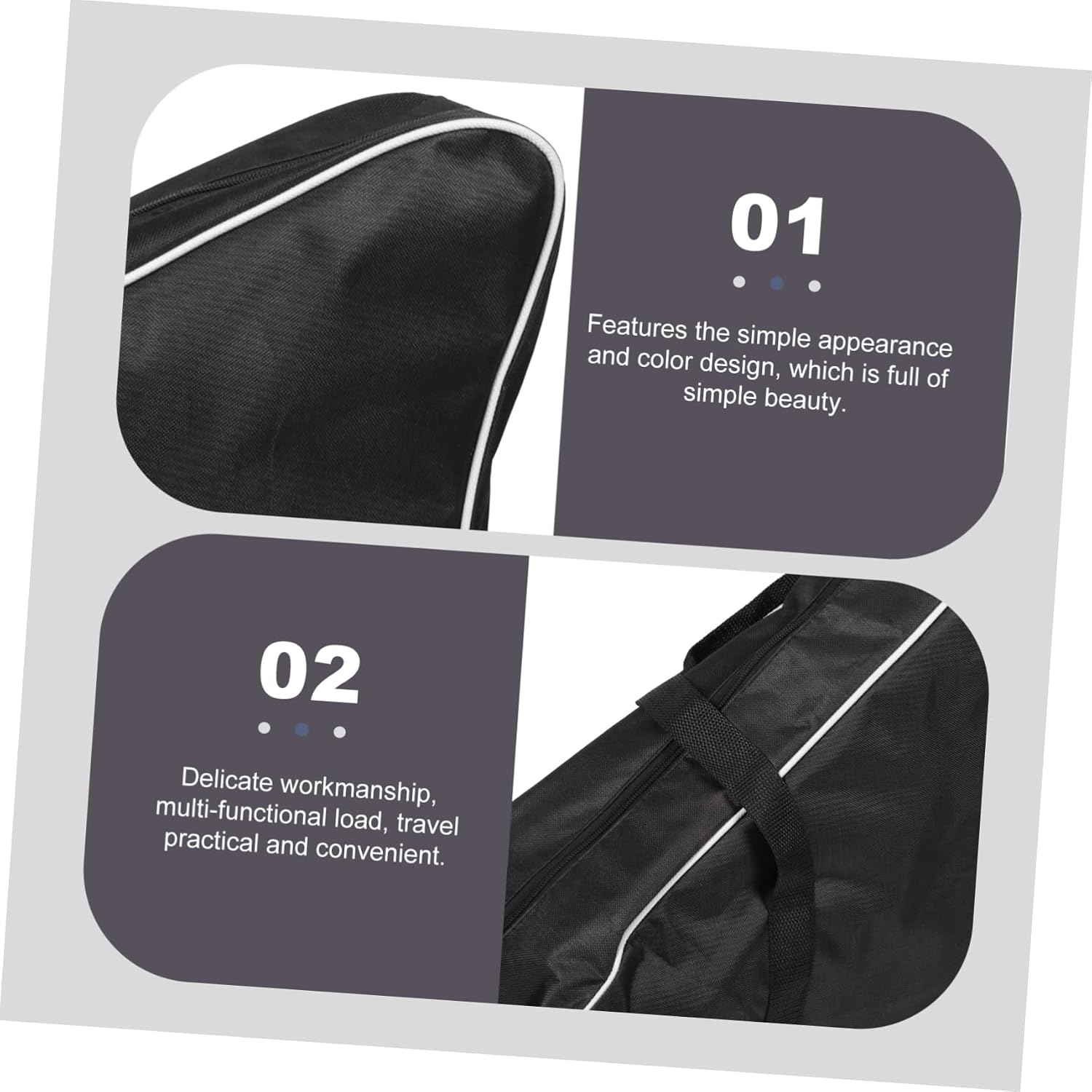 Oxford Cloth Harp Bag Soft Padding Lyre Instrument Storage Pouch for Musicians Lightweight and Design for Travel and of Your Harp