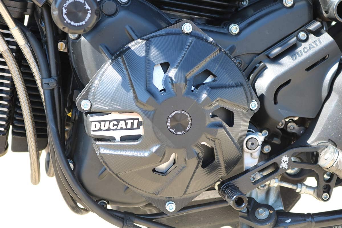 T-Rex Racing Engine Case Covers Compatible with Ducati Scrambler 400/800