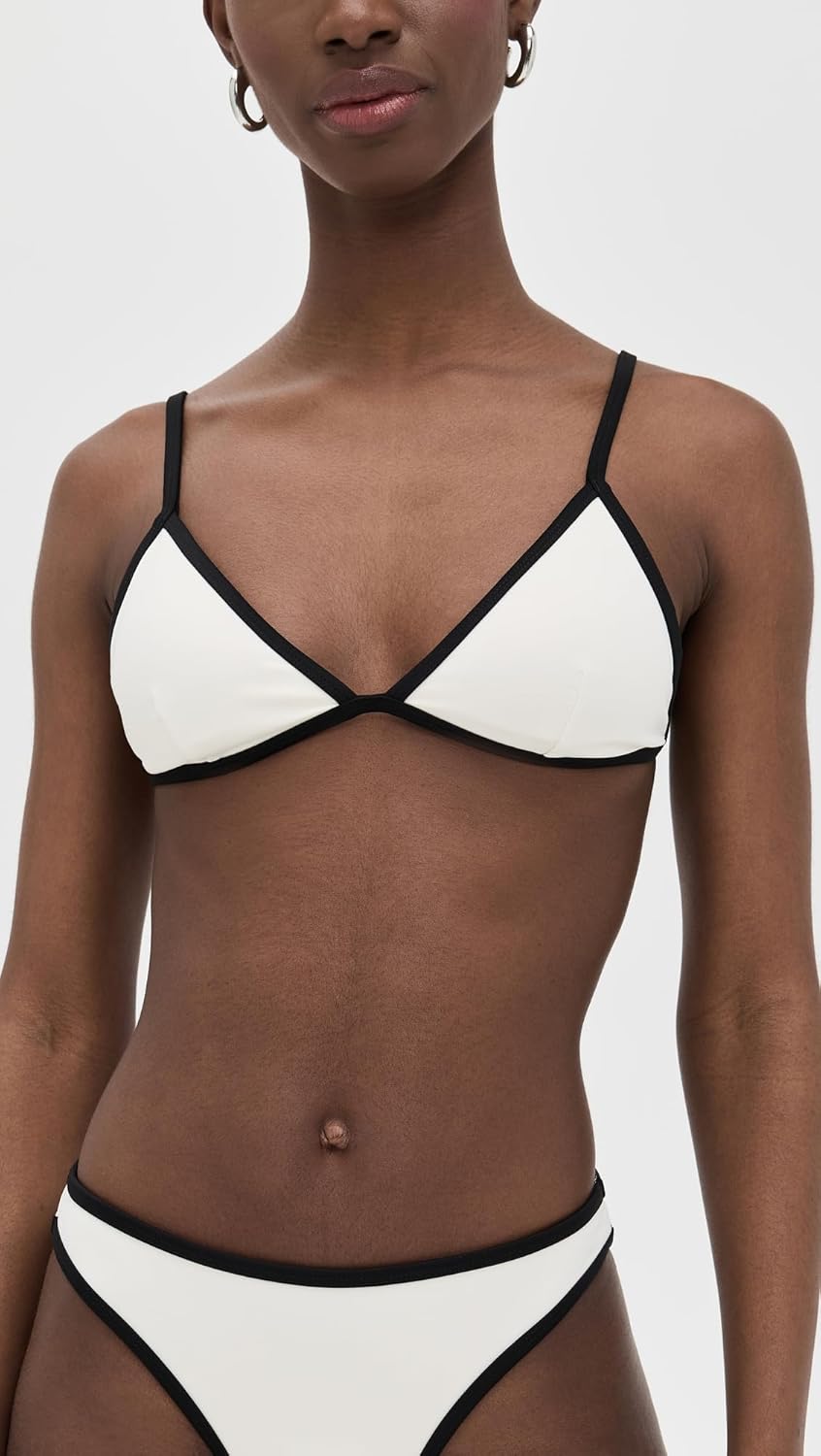 Perfect Fit Compression Bikini Top in Black by good american - Image 2